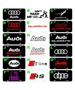 Audi all models assorted metal vanity license plate - £8.03 GBP