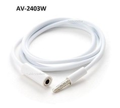 3Ft 4-Position 3.5Mm Stereo Trrs Audio Headset Extension Cable White, - $16.99