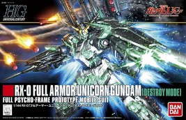 Bandai 1/144 Hg Uc 178 RX-0 Full Armor Unicorn Gundam Japan - £48.36 GBP