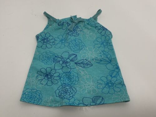 American Girl Kanani’s pajama PJ shirt teal floral tank top 18" doll 2011 GOTY - $10.39