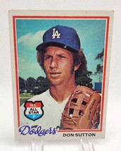 ⚾DON SUTTON 1978 Topps Los Angeles Dodgers LA Hall of  Famer! Baseball Card⚾ - $1.29