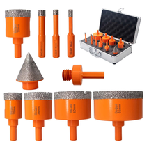 Diamond Hole Saw Set for Porcelain Tile Ceramic Marble Brick Granite Sto... - £145.49 GBP