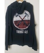 Roger Waters The Wall Live Full Zip Hoodie Pink Floyd 2010 Tour XXL HAS ... - $24.95