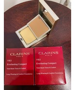 2 Clarins Everlasting Compact Long Wearing Foundation + #116.5 Coffee NI... - $19.79