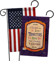 Wicked &amp; Handsome - Impressions Decorative USA - Applique Garden Flags Pack - GP - £24.75 GBP