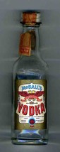 McCall&#39;s Genuine Vodka Empty Glass Mini Bottle Alabama Tax Stamp - $11.88