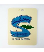 Vintage Singing Hills Golf Club Bag Tag El Cajon Ca Miller Golf Tom Addis - $380.59 MXN