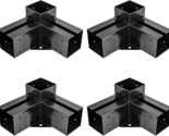 Black Powder-Coated Steel Pergola/Gazebo Kit For 4X4 Wood Posts With, 4X... - $93.95