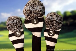 Hot Golf Head Covers Pom Longneck full set 1 3 5 Fits TaylorMade SLDR r11 Driver - £39.97 GBP
