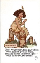 Artist HGC Marsh Lambert Pretty Girl New Zealand A/S Postcard W15 - £16.04 GBP