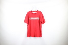 Vtg Nike Mens L Distressed Mini Swoosh Ohio State University Football T-Shirt - £30.99 GBP