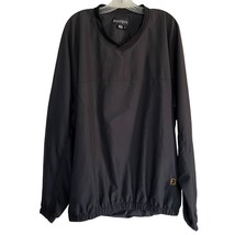 Footjoy Long Sleeve V-Neck Golf Pullover Black Windbreaker Jacket Coat Men&#39;s XL - £15.70 GBP