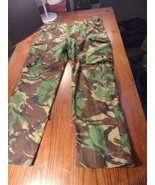 NETHERLANDS DUTCH VINTAGE WOODLAND DEFENCE PROPERTY 30X28 COMBAT TROUSER... - €41,47 EUR