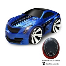 COLOR: BLUE - Turbo Racer Voice Activated Remote Control Sports Car - $66.62