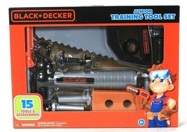 Jakks Pacific Black &amp; Decker Junior Training 15 Tools &amp; Accessories Set ... - £12.57 GBP