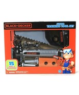 Jakks Pacific Black &amp; Decker Junior Training 15 Tools &amp; Accessories Set ... - $21.91 CAD