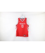 Nike Boys Large Swingman James Harden Houston Rockets Basketball Jersey Red - £27.22 GBP