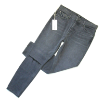 NWT GRLFRND Karolina High-Rise Skinny in Future Forever Gray Knee Slit Jeans 32 - £63.88 GBP