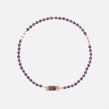 Japanese Hand Painted Beads,Plum Blossom Tourmaline Beads Bracelet - £48.24 GBP