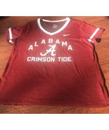 Alabama Crimson Tide NCAA Women’s Nike Tee XL Dri Fit V-Neck - $318.75 MXN