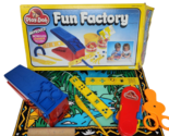 VINTAGE 1987 PLAY-DOH FUN FACTORY 90020 PLAYSET W/ EXTRAS FUN CUTTER SWI... - £36.63 GBP