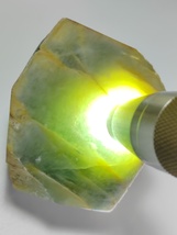 Glassy Light Green Natural Burma Jadeite Jade Rough Stone # 295 g # 1475... - $5,500.00