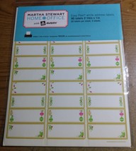 Martha Stewart Home Office Avery White Address Labels Easy Peel 90 Labels - £1.56 GBP
