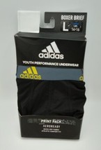 Adidas Boy&#39;s Boxer Briefs Youth Performance Aeroready 2 Pack - L(14-16) - $5.90