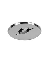 KNINDUSTRIE Pot Lid Inossidabile Stainless Steel Shiny Silver Size 8&quot; N10020 - £34.18 GBP