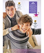 Zayn Malik Louis Tomlinson Adam Levine 11" x 8" Teen Magazine Pinup Mini... - $4.94