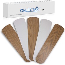 Ohlectric 5Pcs.16 1/2 Inches Fan Blades - Fan Replacement Blades For 42&quot;, 40472 - £47.16 GBP