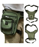 Waist Drop Leg Thigh Bag Outdoor Hip Belt Fanny Utility Pack Pouch OLIVE... - $28.86 CAD