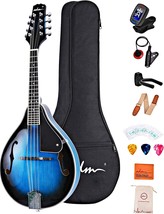 Adm Acoustic Mandolin Instrument Kit Music A Style For Kids Students, Blue - $161.79