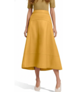 Falda Amarilla Genuina Fiesta Elegante Formal Mujer Piel de Cordero Dise... - €115,07 EUR+