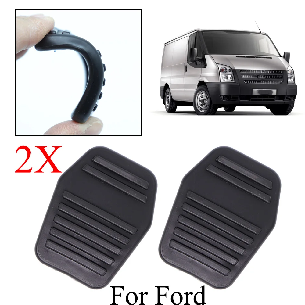 Car Rubber Brake Clutch Foot Pedal Pad Cover 6789917 Part For Ford Fiest... - £8.30 GBP+
