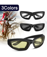 3 Pair Motorcycle Sports Biker Riding Glasses Padded Wind Resistant Sung... - £14.41 GBP