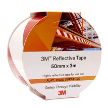 3M Reflective Tape (50mmx3m) - Red/White - £44.42 GBP