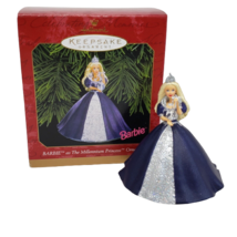 VINTAGE 1999 HALLMARK MATTEL MILLENNIUM  PRINCESS BARBIE DOLL CHRISTMAS ... - $5.70