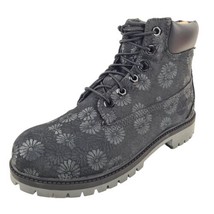 Timberland 6 IN Classic Boots TB0A177S Black Floral Outdoors Sz 5.5 Girl... - £79.83 GBP