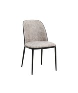 LeisureMod Tule Mid-Century Modern Dining Side Chair with Velvet Seat an... - $159.74