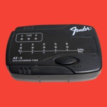 Fender AT-3 Auto Guitar Bass Tuner Built In Mic and 1/4&quot; cable input - T... - £4.40 GBP