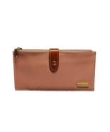 ANDOILT Wallet Women’s Pink Leather Bifold Multi Card Organizer Dual Gol... - $21.89