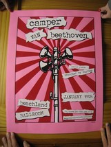 Camper Van Beethoven Poster Concert Beach Land Ballroom January 18 - $134.99