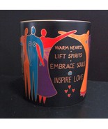 Vintage 1992 Signed Laurel Burch 14oz Coffee Mug &quot;Reach Out Kindred Spir... - £8.78 GBP