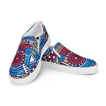 Back to the Roots African Design Women’s slip-on canvas shoes - $75.00