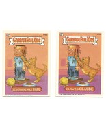 1987 Garbage Pail Kids Cards Series 10 410a Scratching Pole / 410b Clawe... - £3.75 GBP