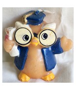 Ready Vintage Owl Graduate Russ Berrie 2283 Graduation 2.5&quot; Adorable See... - $135.86 MXN