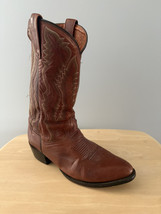 Dan Post Cowboy Boots Size 8.5D Brown Leather Western Rancher Boots - $29.57