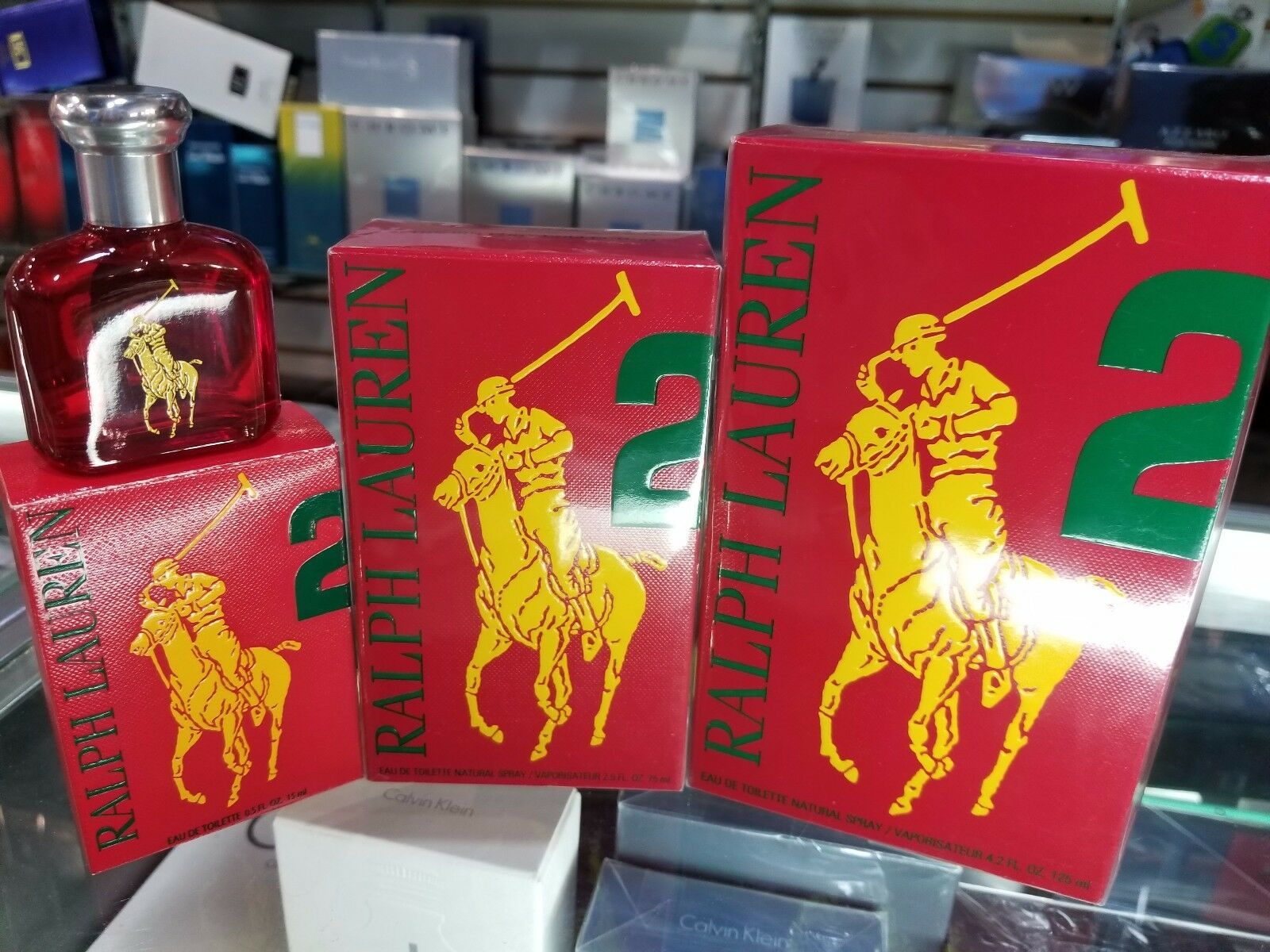 Ralph Lauren 2 The Big Pony Collection For Men .5 2.5 4.2 oz EDT for Men NEW RAR
