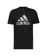Adidas Mens Sport Tee with Camo Print  XL Black - £11.68 GBP
